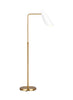 AET1001BBSMWT1 Tresa 1 Light Floor Lamp | Main Image