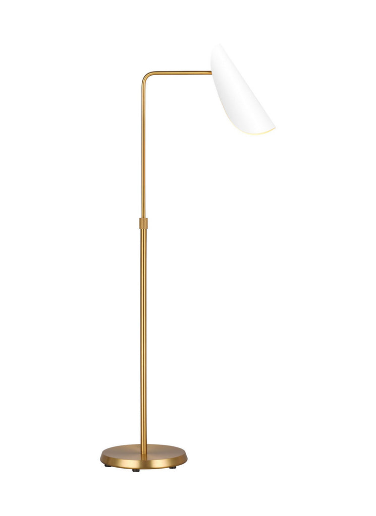 AET1001BBSMWT1 Tresa 1 Light Floor Lamp | Main Image