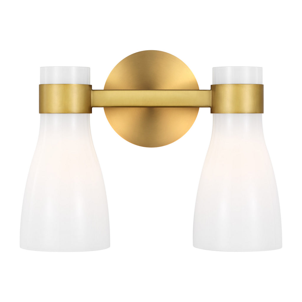 AEV1002BBSMG Moritz 2 Light Bathroom Vanity | Main Image