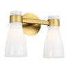 AEV1002BBSMG Moritz 2 Light Bathroom Vanity | Alternate Image