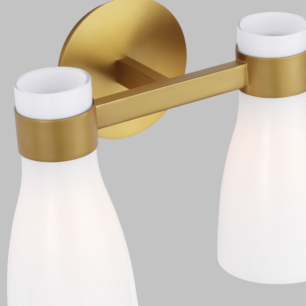 AEV1002BBSMG Moritz 2 Light Bathroom Vanity | Alternate Image