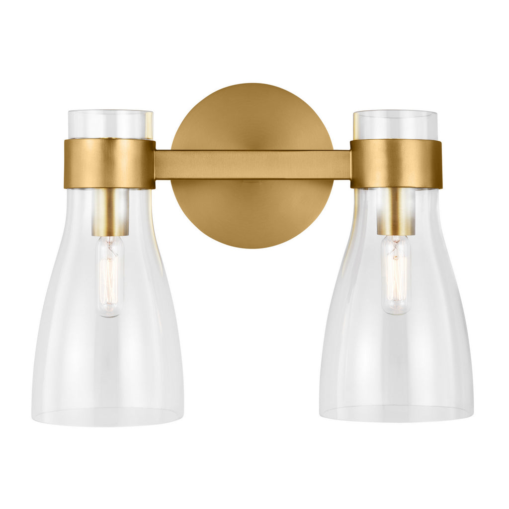 AEV1002BBS Moritz 2 Light Bathroom Vanity | Main Image
