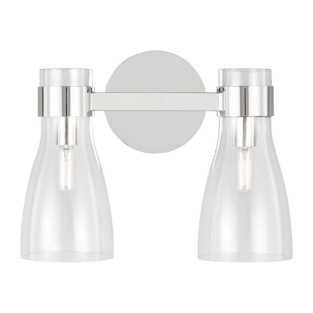 AEV1002PN Moritz 2 Light Bathroom Vanity | Main Image