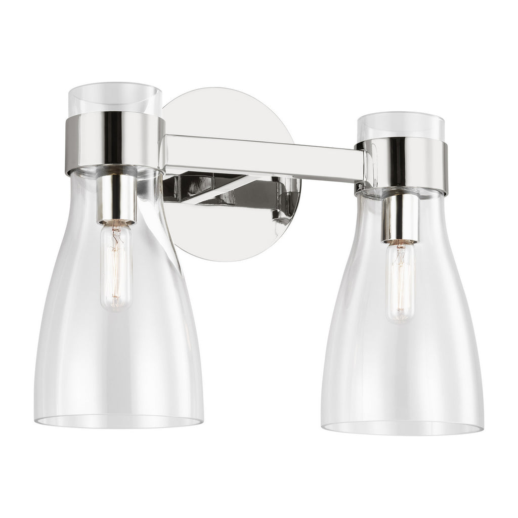 AEV1002PN Moritz 2 Light Bathroom Vanity | Alternate Image