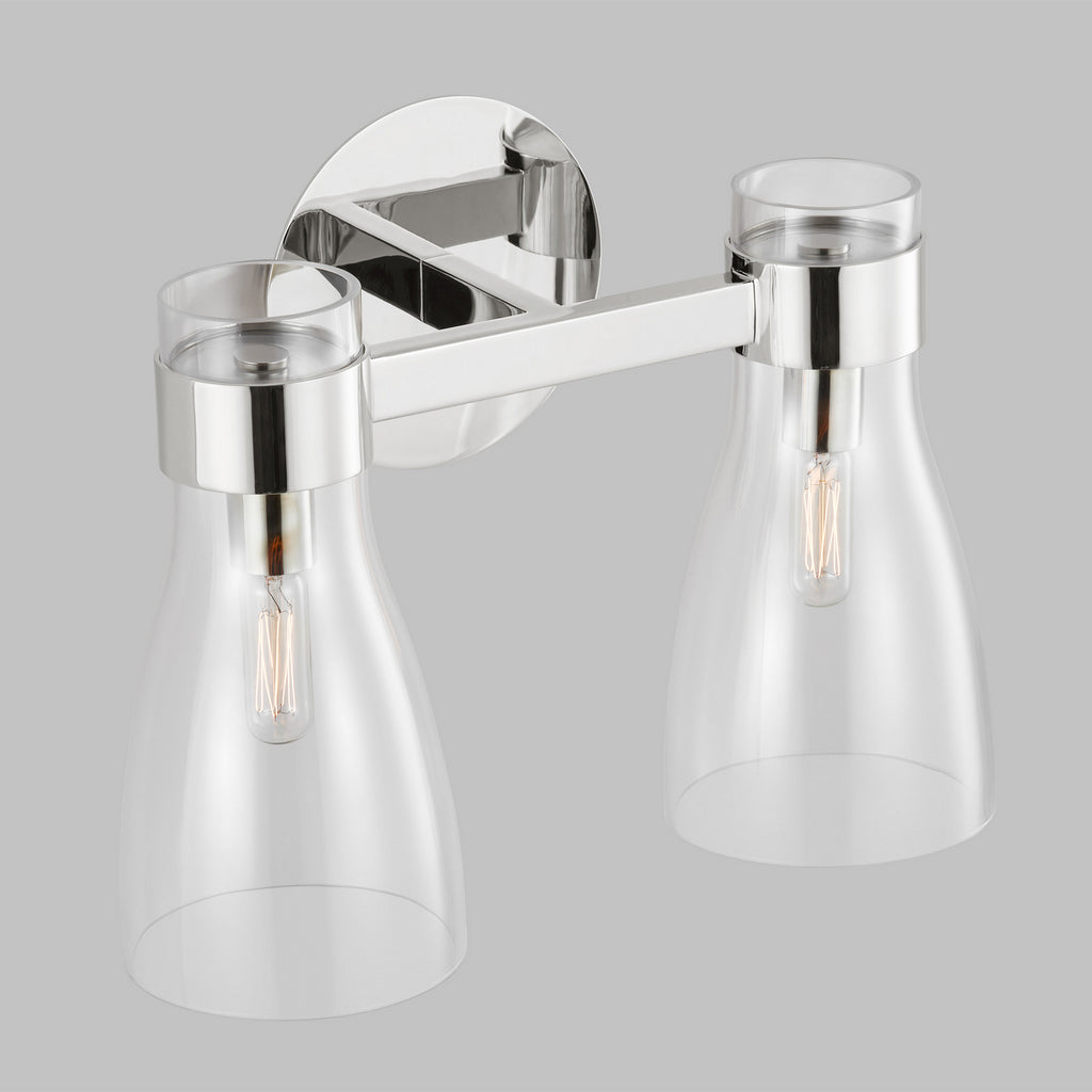 AEV1002PN Moritz 2 Light Bathroom Vanity | Alternate Image