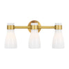 AEV1003BBSMG Moritz 3 Light Bathroom Vanity | Main Image