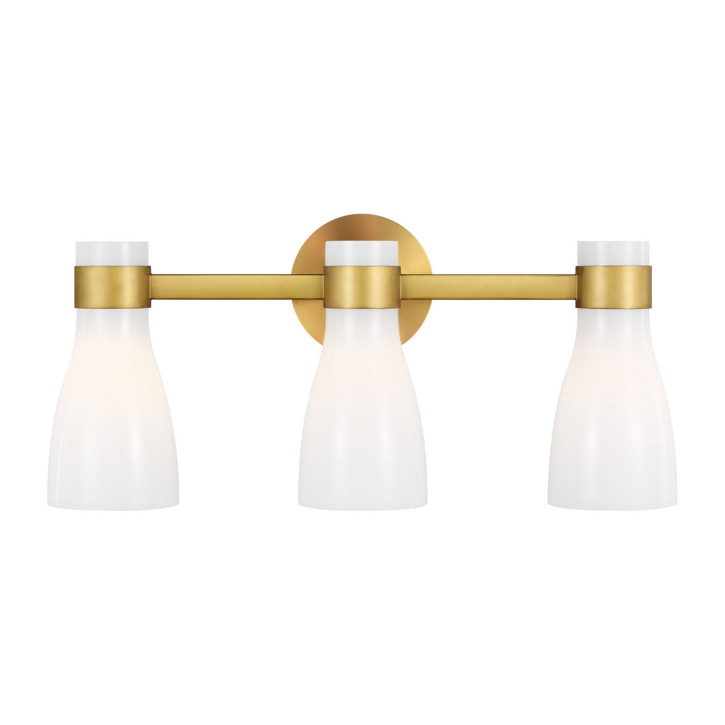 AEV1003BBSMG Moritz 3 Light Bathroom Vanity | Main Image