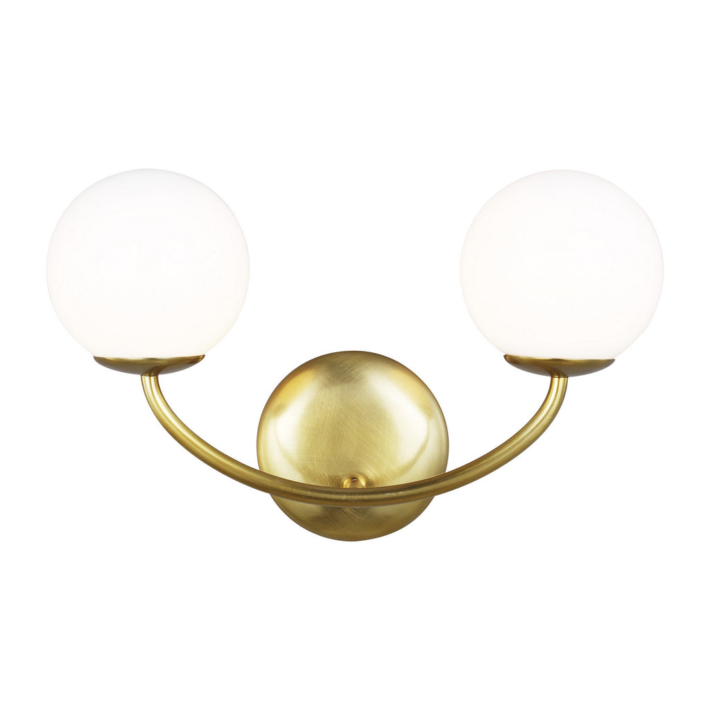 AEV1012BBS Galassia 2 Light Bathroom Vanity | Main Image