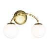 AEV1012BBS Galassia 2 Light Bathroom Vanity | Alternate Image
