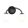 AEV1012MBK Galassia 2 Light Bathroom Vanity | Alternate Image