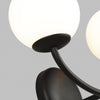 AEV1012MBK Galassia 2 Light Bathroom Vanity | Alternate Image