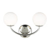 AEV1012PN Galassia 2 Light Bathroom Vanity | Main Image