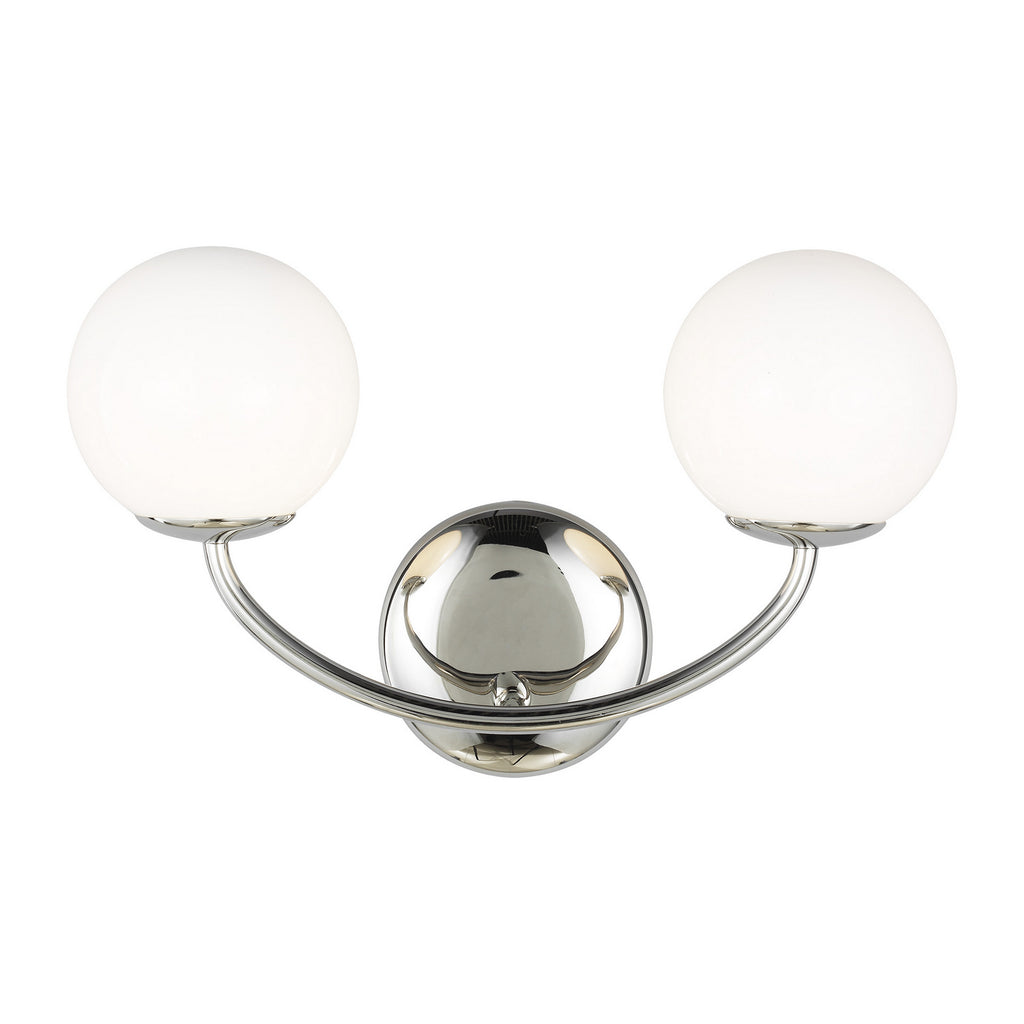 AEV1012PN Galassia 2 Light Bathroom Vanity | Main Image
