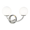 AEV1012PN Galassia 2 Light Bathroom Vanity | Alternate Image