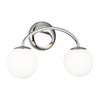 AEV1012PN Galassia 2 Light Bathroom Vanity | Alternate Image
