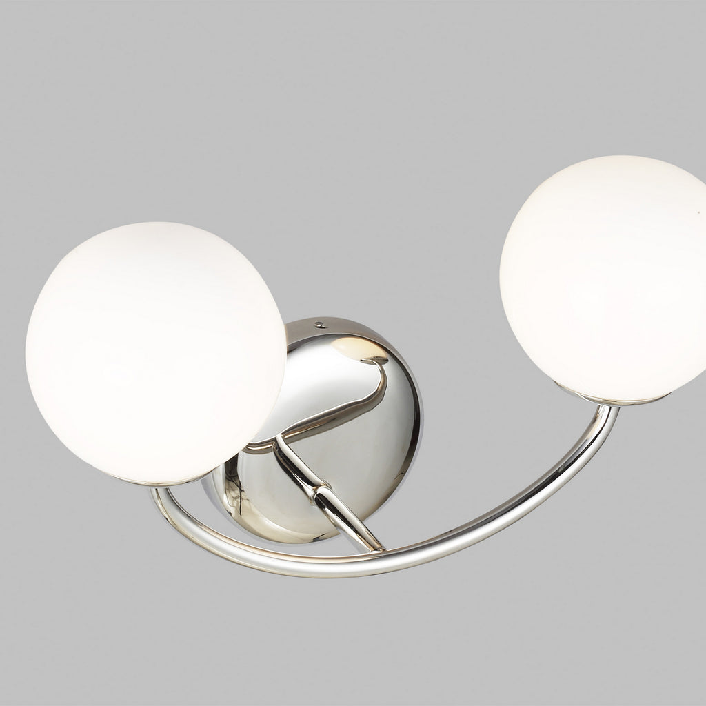 AEV1012PN Galassia 2 Light Bathroom Vanity | Alternate Image