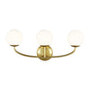 AEV1013BBS Galassia 3 Light Bathroom Vanity | Main Image