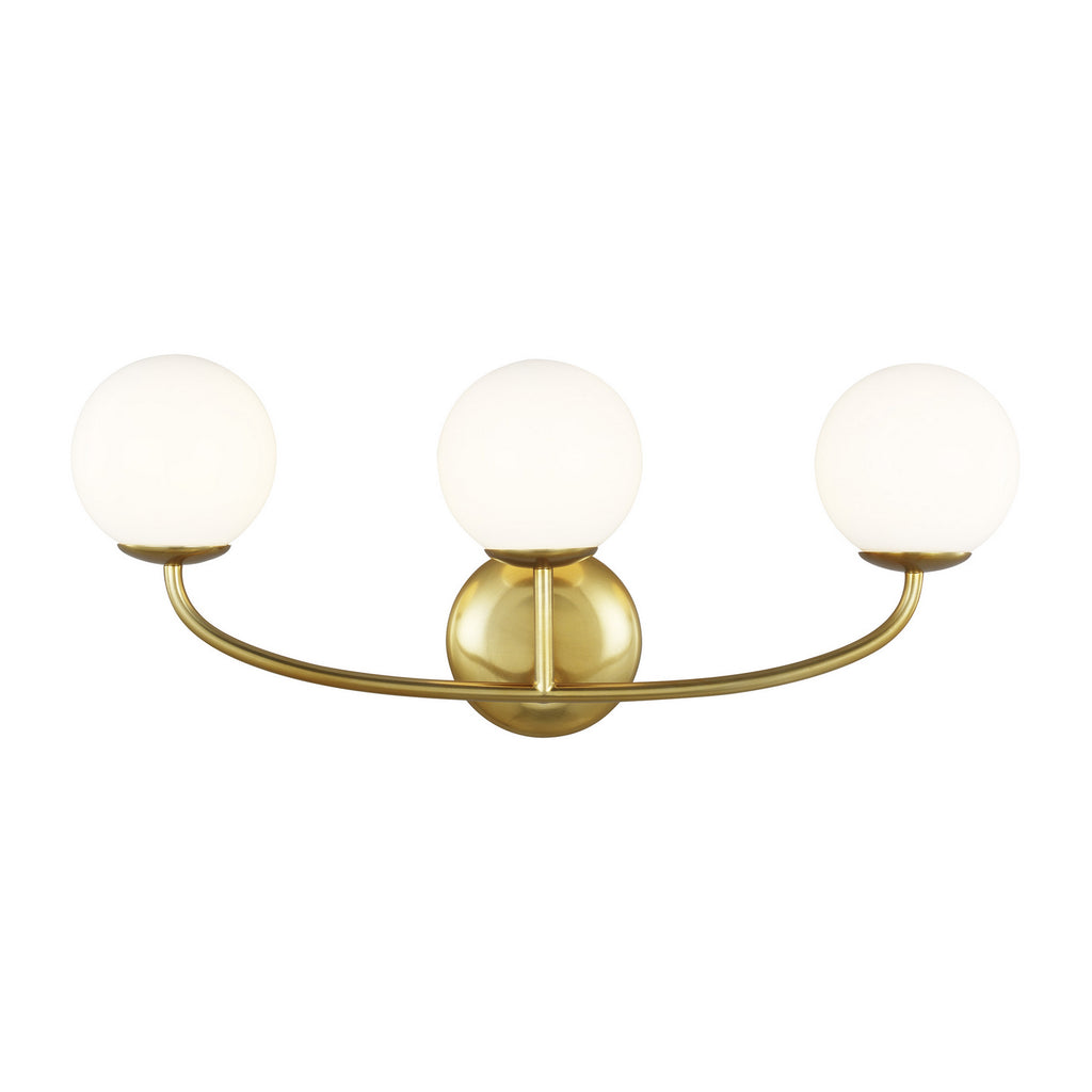 AEV1013BBS Galassia 3 Light Bathroom Vanity | Main Image