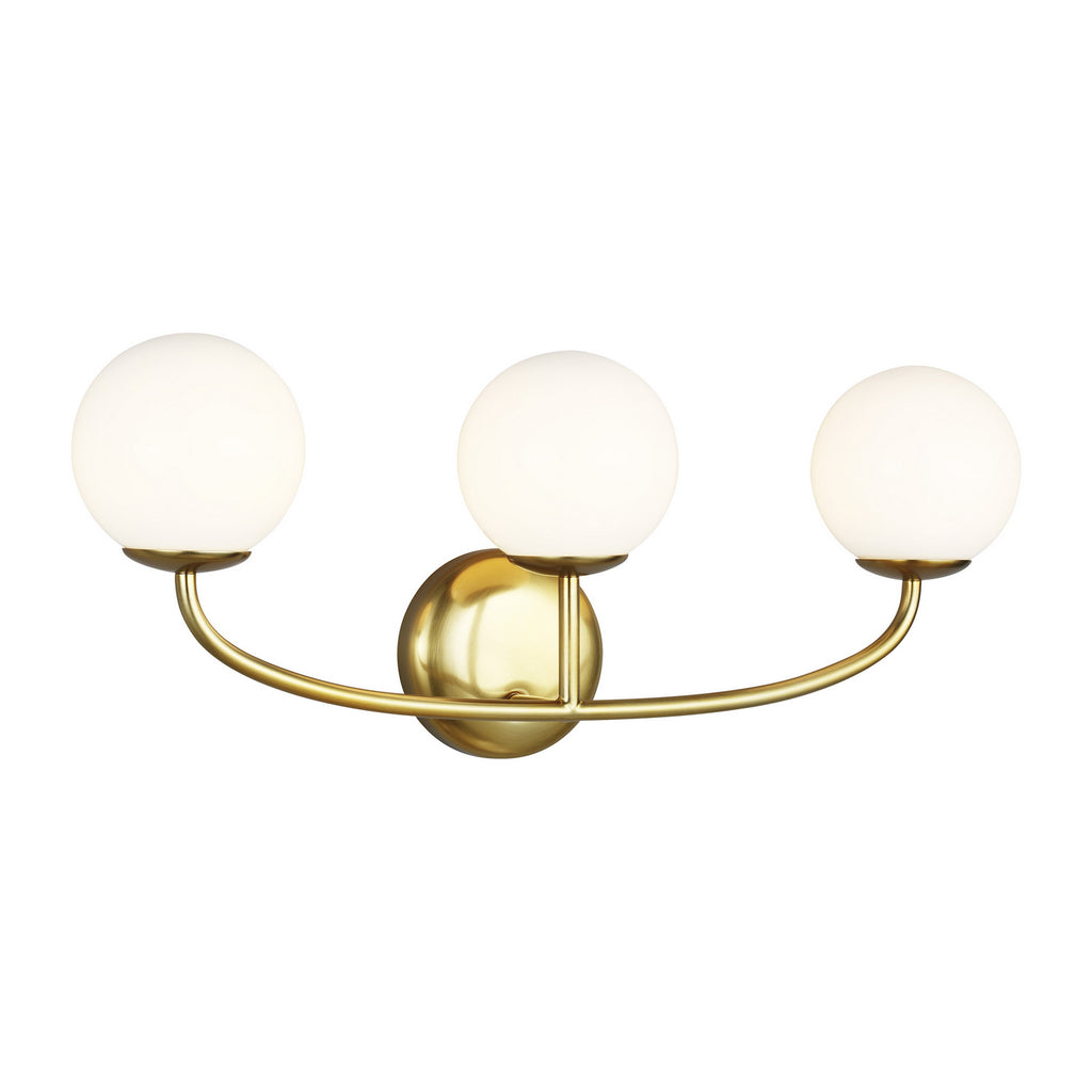 AEV1013BBS Galassia 3 Light Bathroom Vanity | Alternate Image