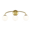 AEV1013BBS Galassia 3 Light Bathroom Vanity | Alternate Image