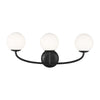 AEV1013MBK Galassia 3 Light Bathroom Vanity | Main Image