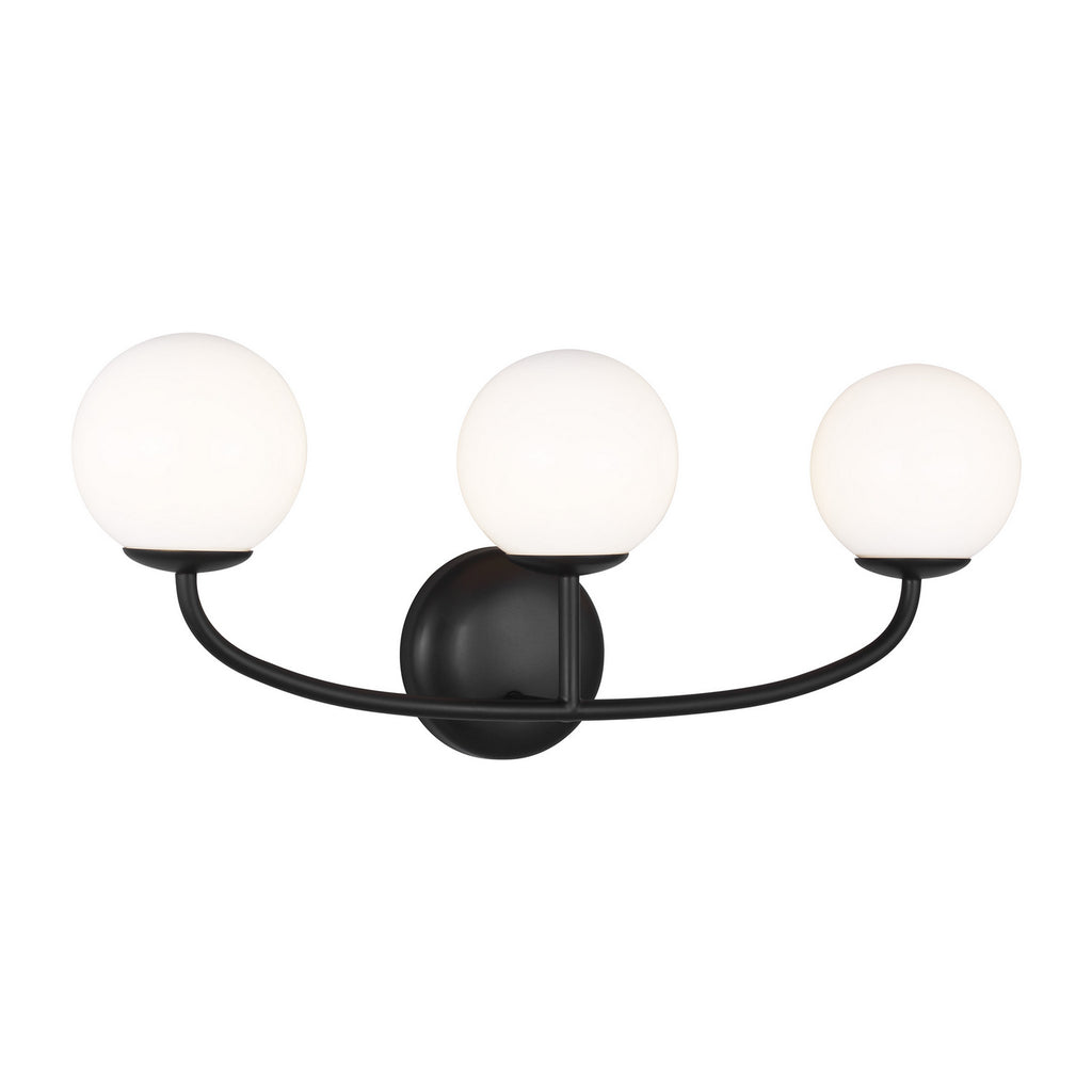 AEV1013MBK Galassia 3 Light Bathroom Vanity | Alternate Image