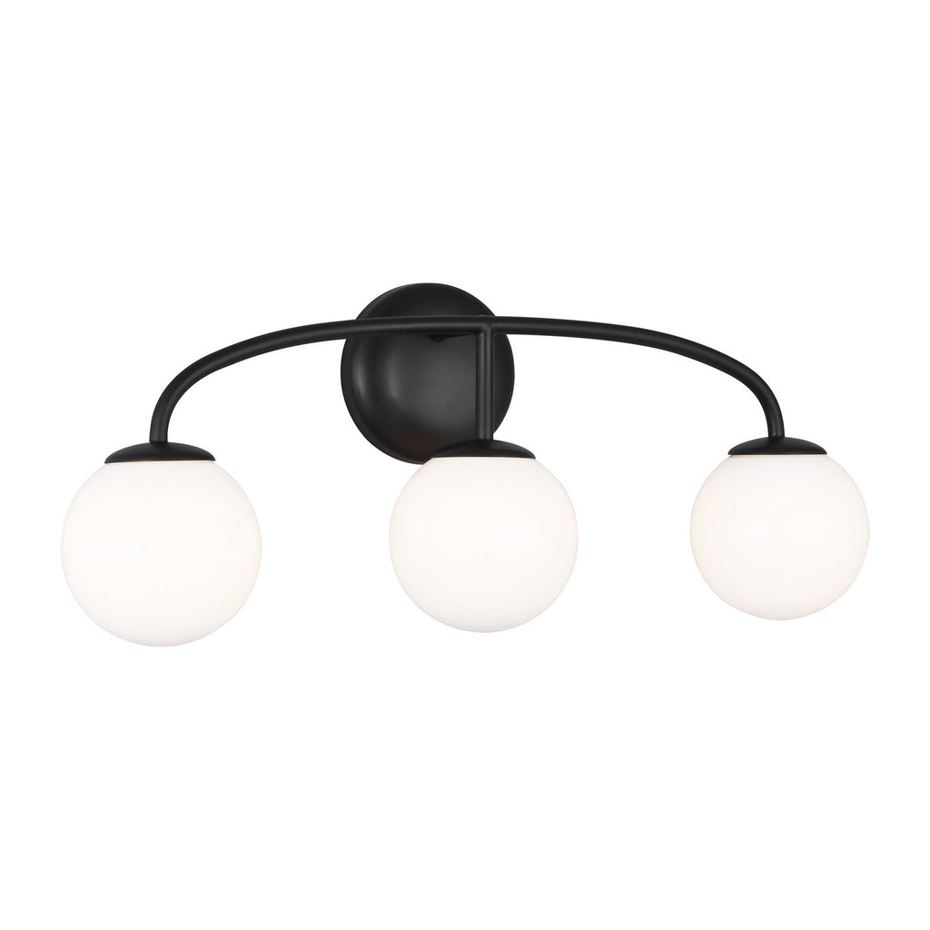 AEV1013MBK Galassia 3 Light Bathroom Vanity | Alternate Image