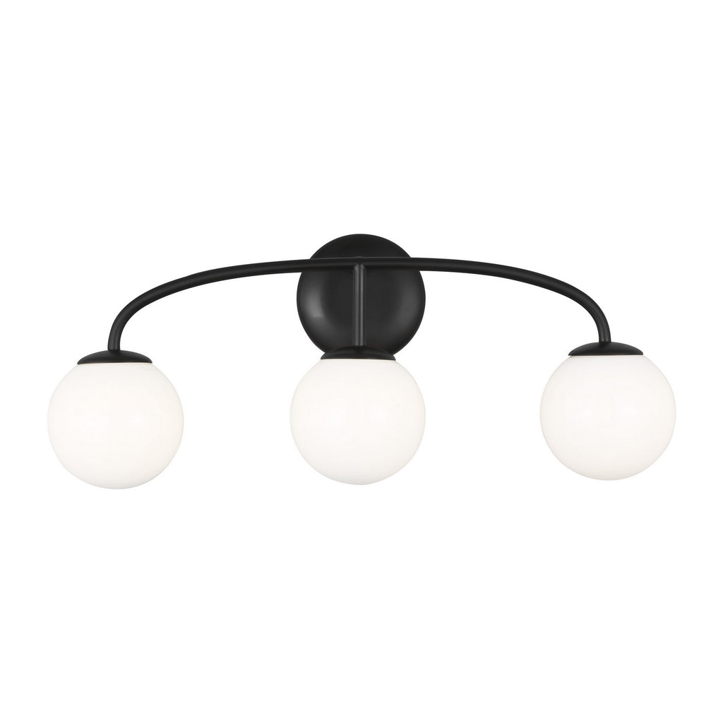 AEV1013MBK Galassia 3 Light Bathroom Vanity | Alternate Image