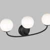 AEV1013MBK Galassia 3 Light Bathroom Vanity | Alternate Image