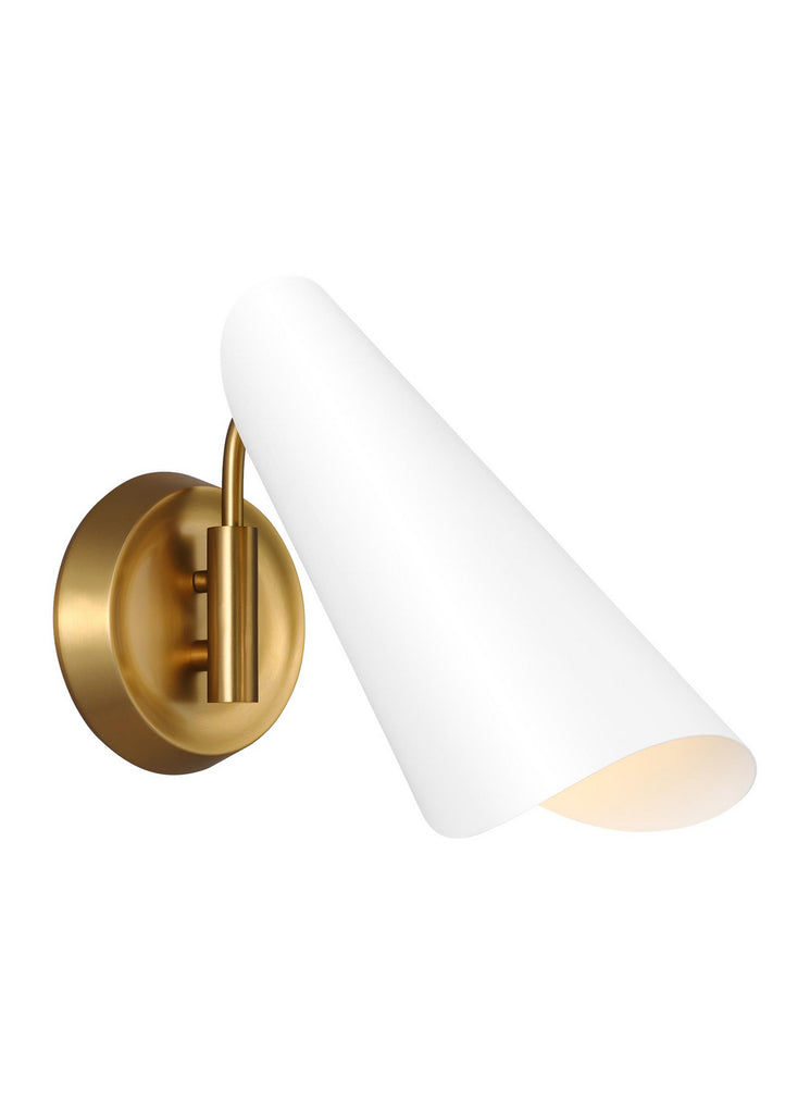 AEW1001BBSMWT Tresa 1 Light Bathroom Vanity | Main Image