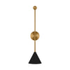 AEW1041MBKBBS Cosmo 1 Light Bathroom Vanity | Main Image