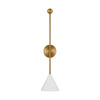 AEW1041MWTBBS Cosmo 1 Light Bathroom Vanity | Main Image