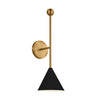 AEW1051MBKBBS Cosmo 1 Light Bathroom Vanity | Alternate Image
