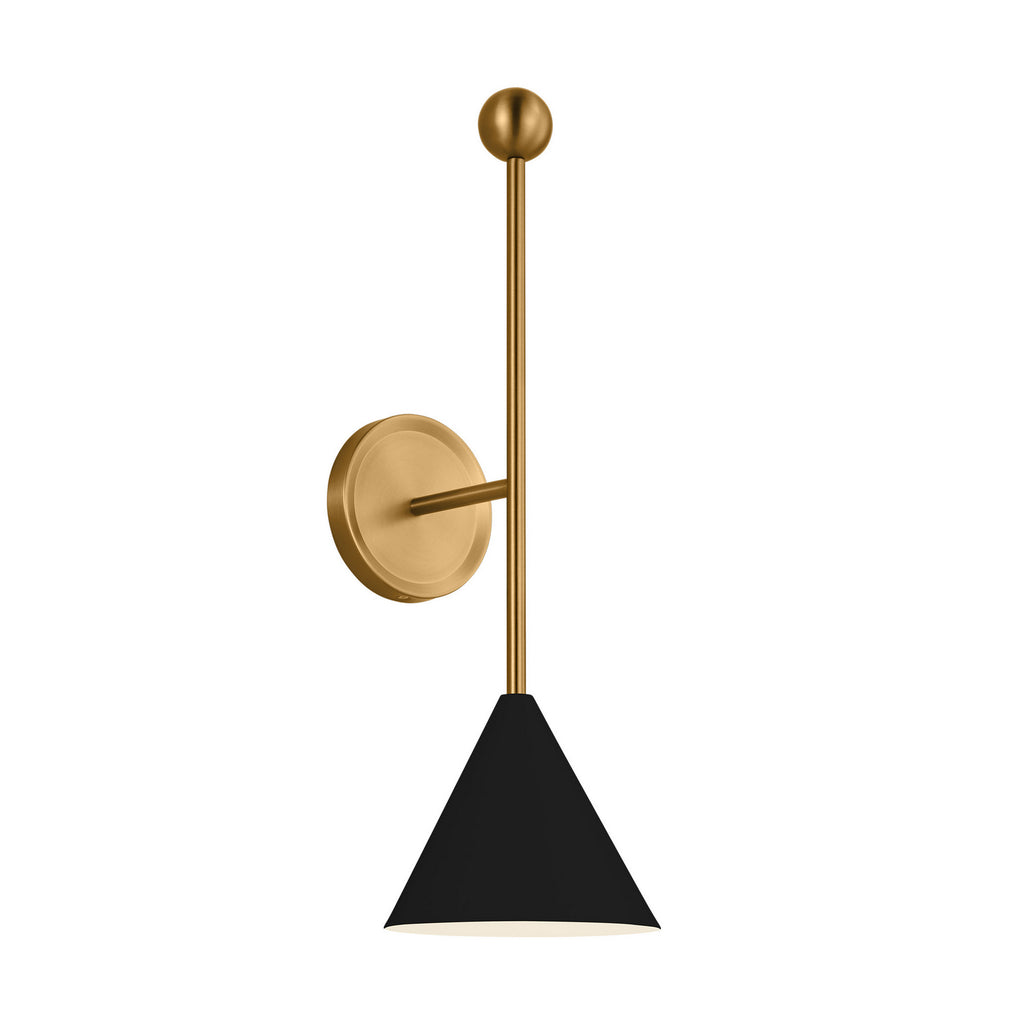 AEW1051MBKBBS Cosmo 1 Light Bathroom Vanity | Alternate Image
