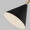 AEW1051MBKBBS Cosmo 1 Light Bathroom Vanity | Alternate Image