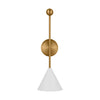 AEW1051MWTBBS Cosmo 1 Light Bathroom Vanity | Main Image
