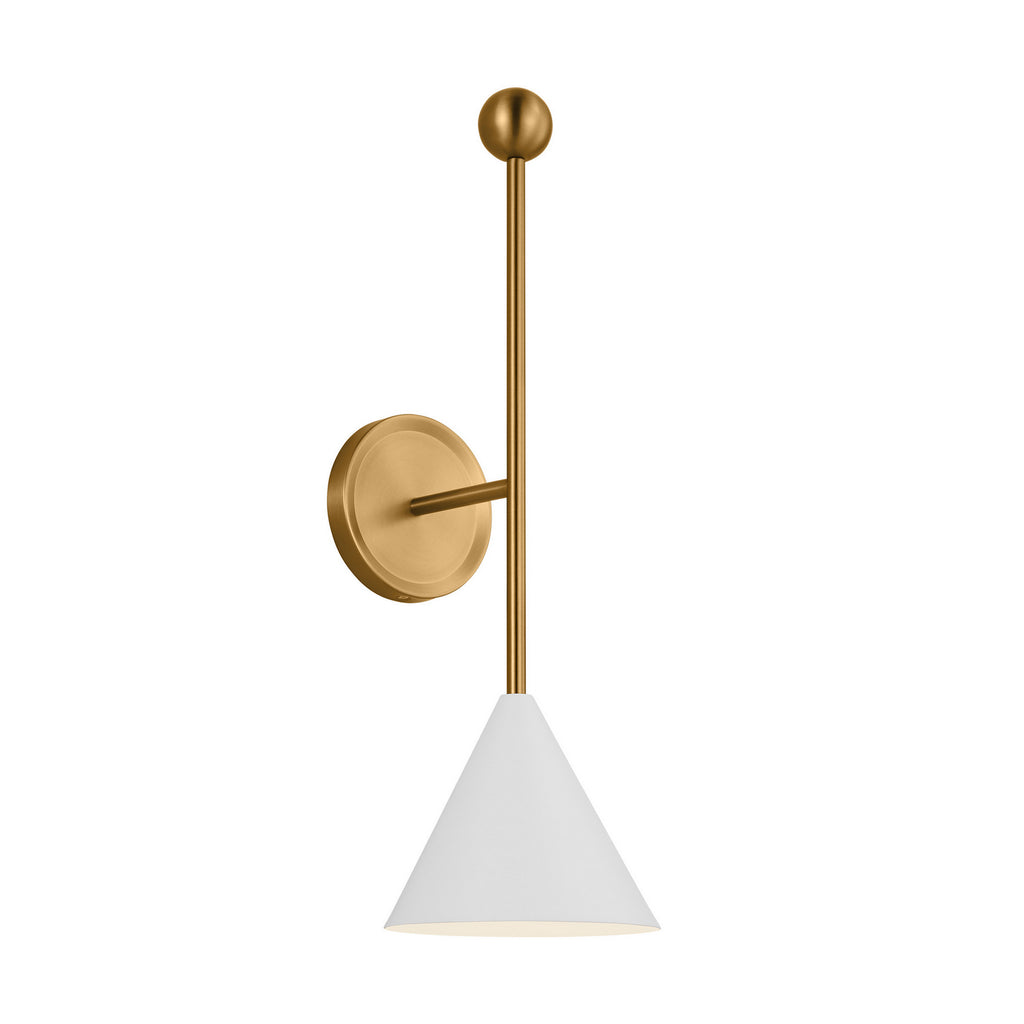 AEW1051MWTBBS Cosmo 1 Light Bathroom Vanity | Alternate Image