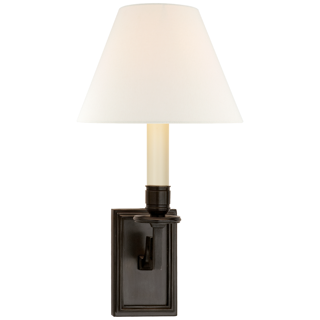 AH2001GML Alexa Hampton Dean 1 Light Sconce | Main Image