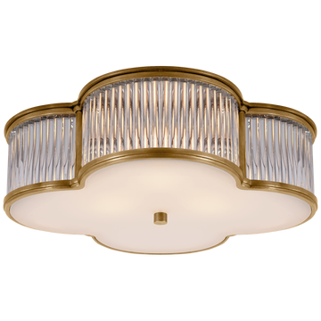 Natural Brass with Clear Glass