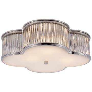Polished Nickel with Clear Glass