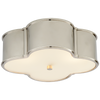 AH 4015PN-FG Alexa Hampton Basil 3 Light Flush Mount Main Image