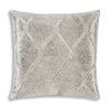 AKAI01A-SV Akai Silver Beaded Pillow | Main Image
