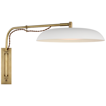 Hand-Rubbed Antique Brass and White