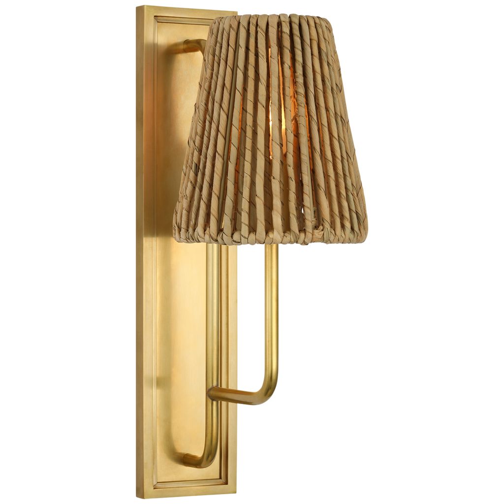 AL 2060HAB-NAB Amber Lewis Rui 1 Light Sconce Main Image