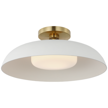 Hand-Rubbed Antique Brass and White