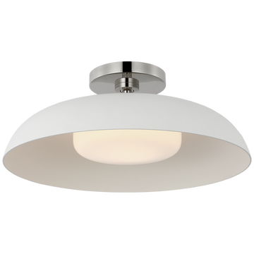 Polished Nickel and White