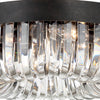 Crystorama-OPEN-BOX Alister 5 Light Flush in Charcoal Bronze - Additional View