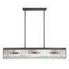 ALI-B2007-CZ Alister 6 Light Linear Chandelier | Main Image