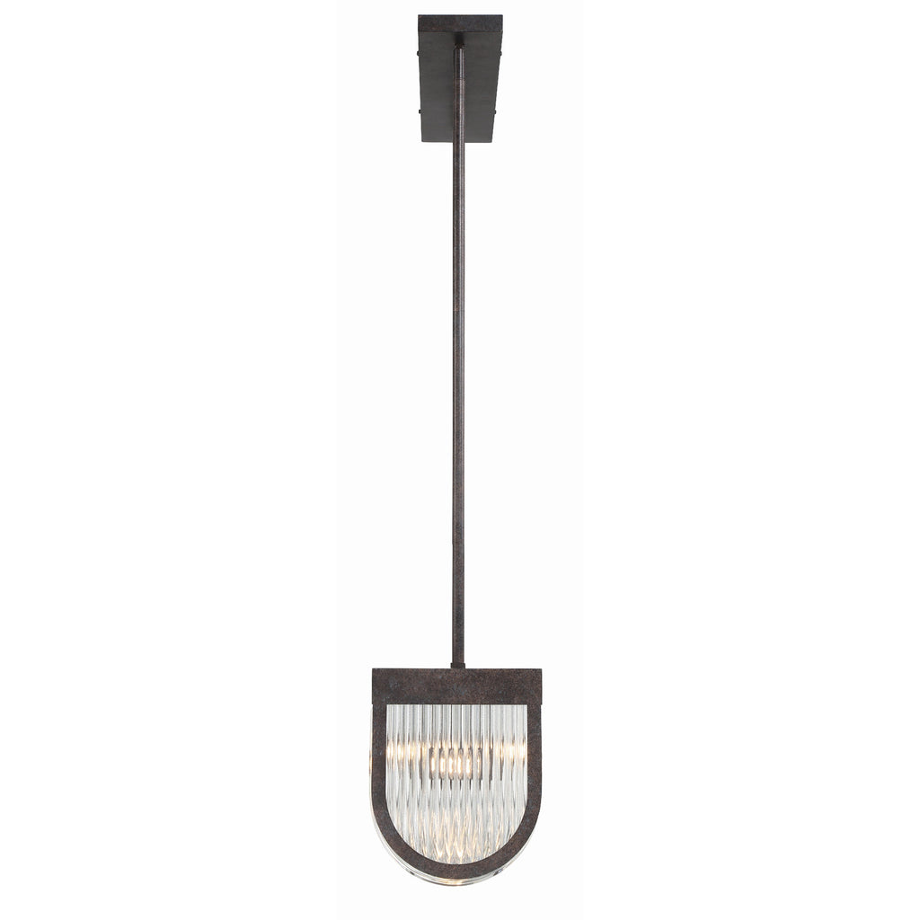 Crystorama Alister 49.75'' Linear Chandelier in Charcoal Bronze - Additional View