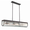 Crystorama Alister 49.75'' Linear Chandelier in Charcoal Bronze - Additional View